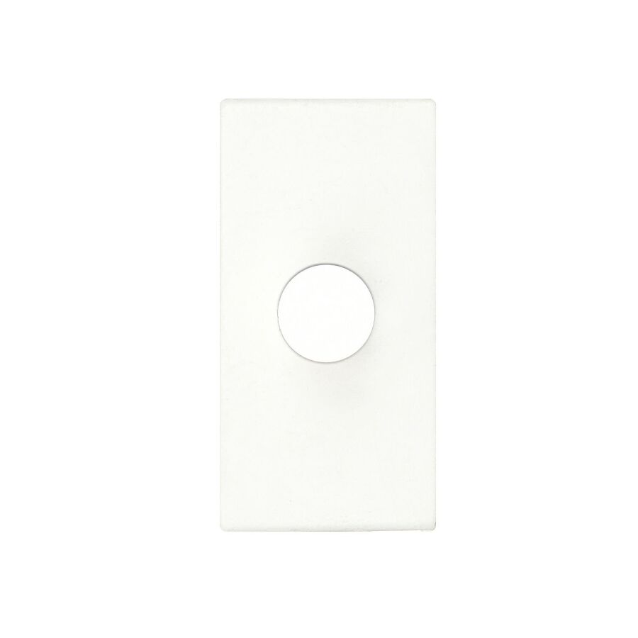01431102-165165 Günsan Domino Beyaz Kapak Kablo Çıkış Kapağı 1M - 1