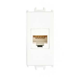 01431110-157130 Günsan Domino Beyaz Data Prizi (RJ45 Cat5E) - 1M - 1