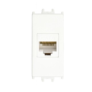 01431110-157169 Günsan Domino Beyaz Data Prizi (RJ45 Cat5E) - 1M - 1