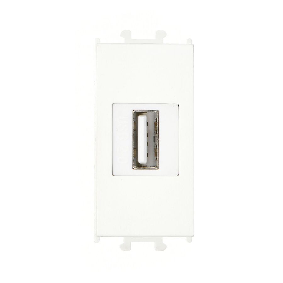 01431110-157351 Günsan Domino Beyaz USB Data Prizi 1M - 1