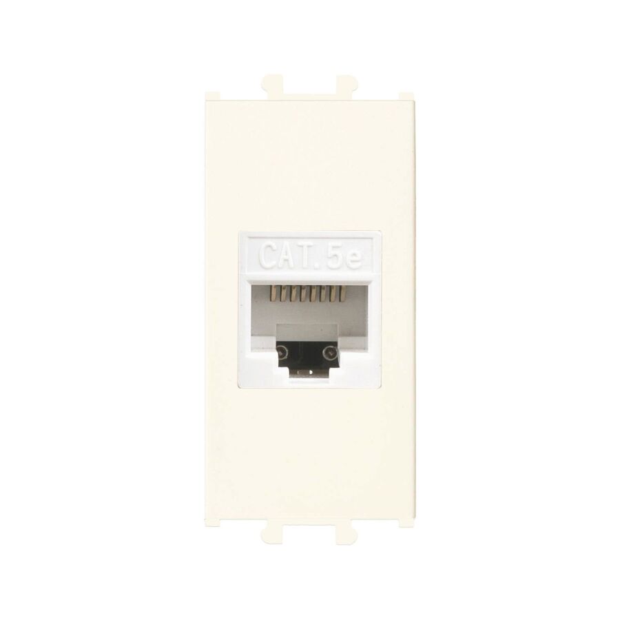 01431210-157130 Günsan Domino Krem Data Prizi (RJ45 Cat5E) - 1M - 1