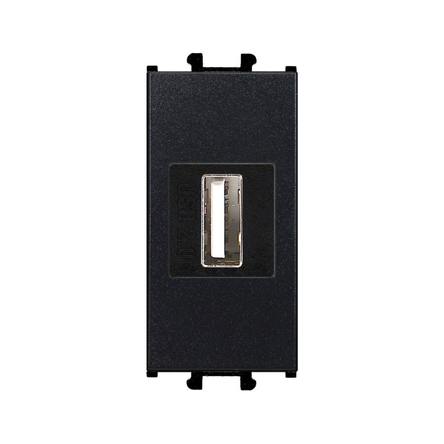 01431410-157351 Günsan Domino Siyah USB Data Prizi 1M - 1