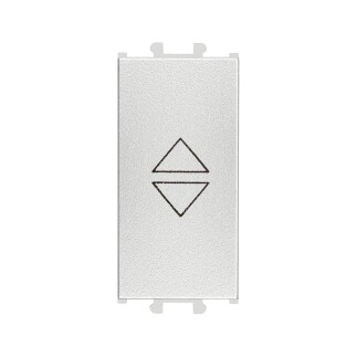 01431501-165107 Günsan Domino Gümüş Vidalı Vavien Anahtar - 1M - 16AX 250V - 1