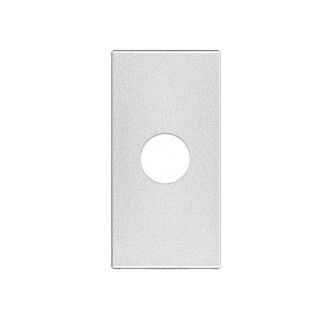 01431502-165165 Günsan Domino Gümüş Kapak Kablo Çıkış Kapağı 1M - 1