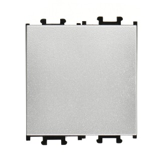 01431505-165101 Günsan Domino Gümüş Vidalı Geniş Anahtar - 2M - 16AX 250V - 1