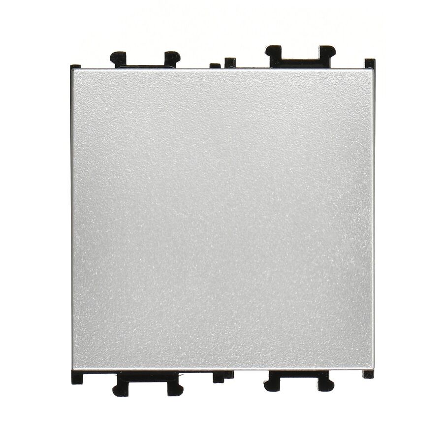 01431505-165101 Günsan Domino Gümüş Vidalı Geniş Anahtar - 2M - 16AX 250V - 1