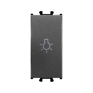 01431701-165105 Günsan Domino Füme Vidalı Liht Anahtar - 1M - 16AX 250V - 1