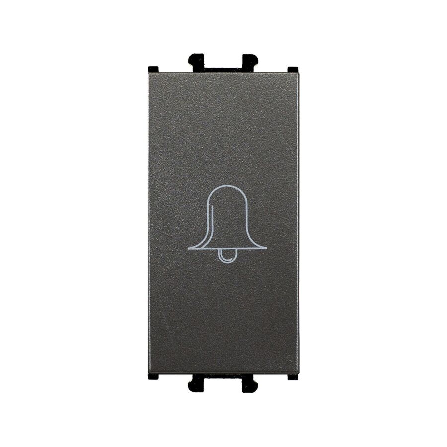 01431701-165111 Günsan Domino Füme Vidalı Zil Butonu - 1M - 16AX 250V - 1