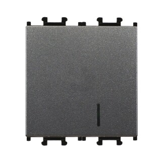 01431705-165102 Günsan Domino Füme Vidalı Işıklı Geniş Anahtar - 2M - 16AX 250V - 1