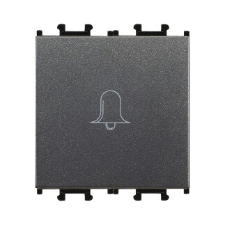 01431705-165111 Günsan Domino Füme Vidalı Geniş Zil Butonu -2M - 16AX 250V - 1