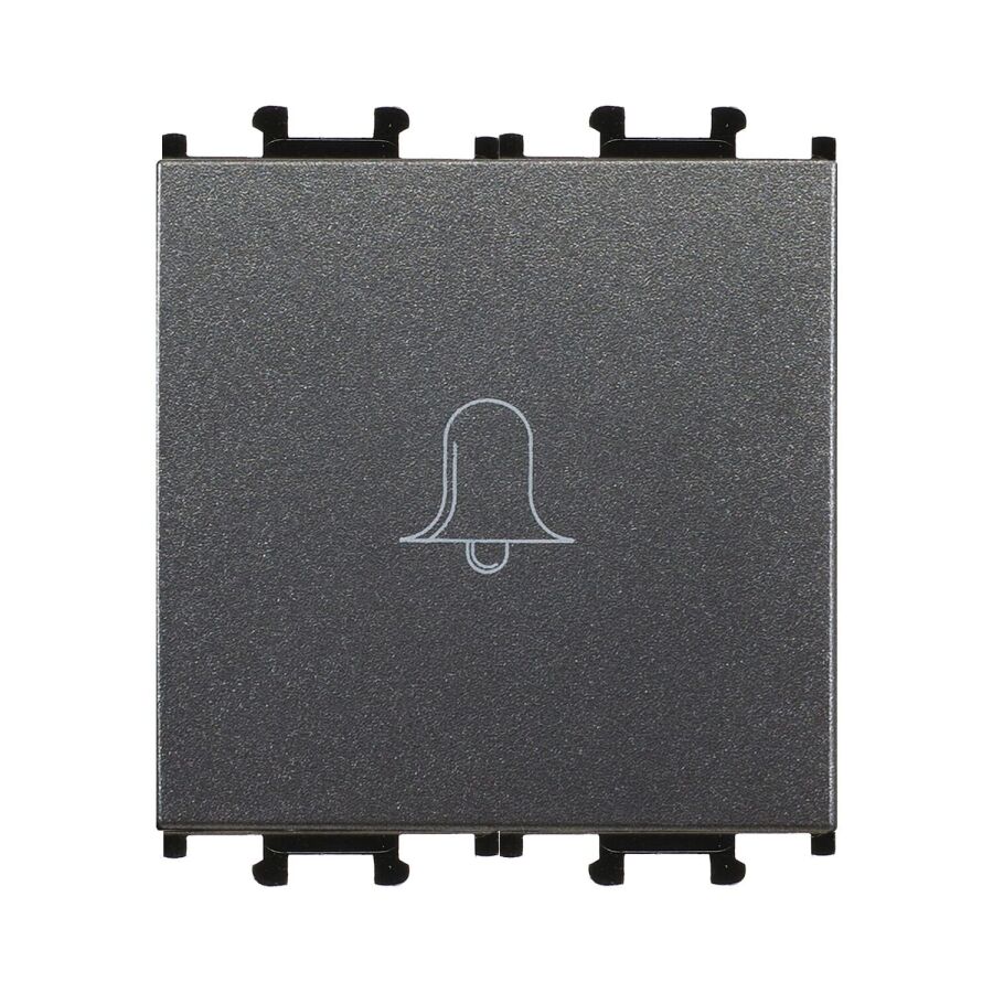 01431705-165111 Günsan Domino Füme Vidalı Geniş Zil Butonu -2M - 16AX 250V - 1