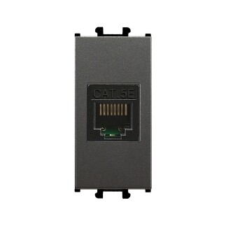 01431710-157130 Günsan Domino Füme Data Prizi (RJ45 Cat5E) - 1M - 1
