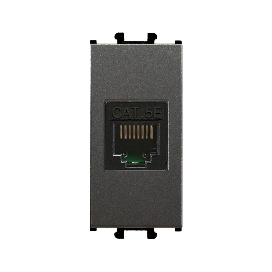 01431710-157130 Günsan Domino Füme Data Prizi (RJ45 Cat5E) - 1M - 1