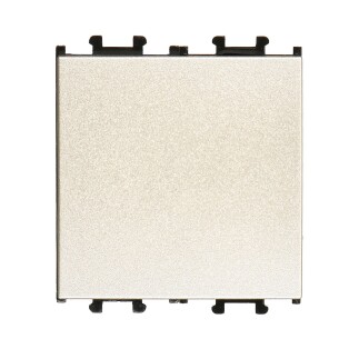 01432505-165101 Günsan Domino Metalik Bej Vidalı Geniş Anahtar - 2M - 16AX 250V - 1