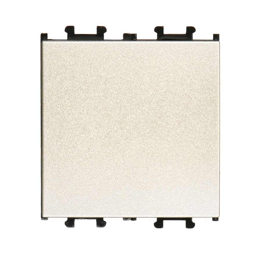 01432505-165101 Günsan Domino Metalik Bej Vidalı Geniş Anahtar - 2M - 16AX 250V - 1
