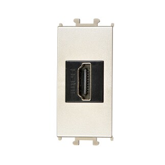 01432510-157350 Günsan Domino Metalik Bej HDMI Prizi - 1M - 1