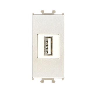 01432510-157351 Günsan Domino Metalik Bej USB Data Prizi 1M - 1