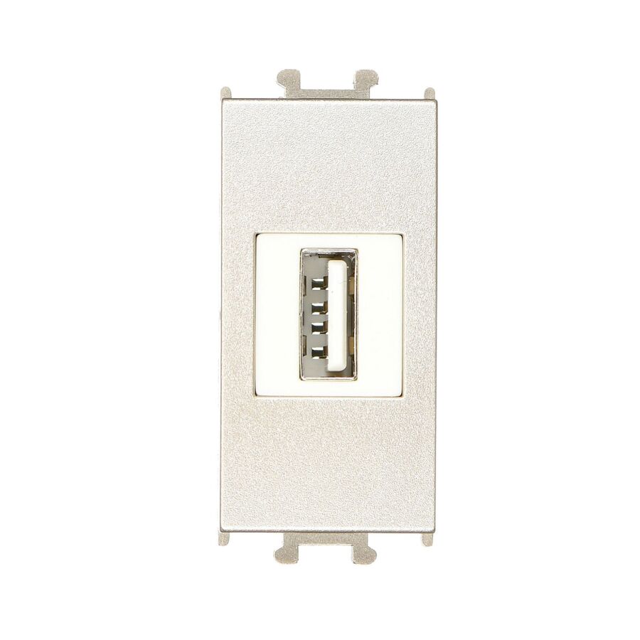 01432510-157351 Günsan Domino Metalik Bej USB Data Prizi 1M - 1