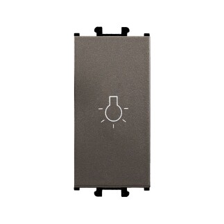 01433501-165105 Günsan Domino Mocha Vidalı Liht Anahtar - 1M - 16AX 250V - 1