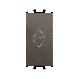 01433501-165107 Günsan Domino Mocha Vidalı Vavien Anahtar - 1M - 16AX 250V - 1