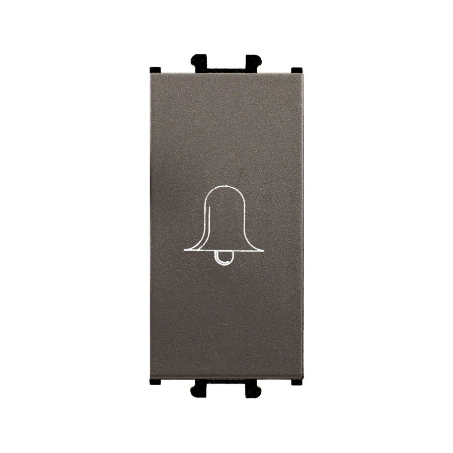 01433501-165111 Günsan Domino Mocha Vidalı Zil Butonu - 1M - 16AX 250V - 1