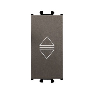 01433501-165179 Günsan Domino Mocha Tekli Stor/Jaluzi Butonu 1M - Günsan Elektrik