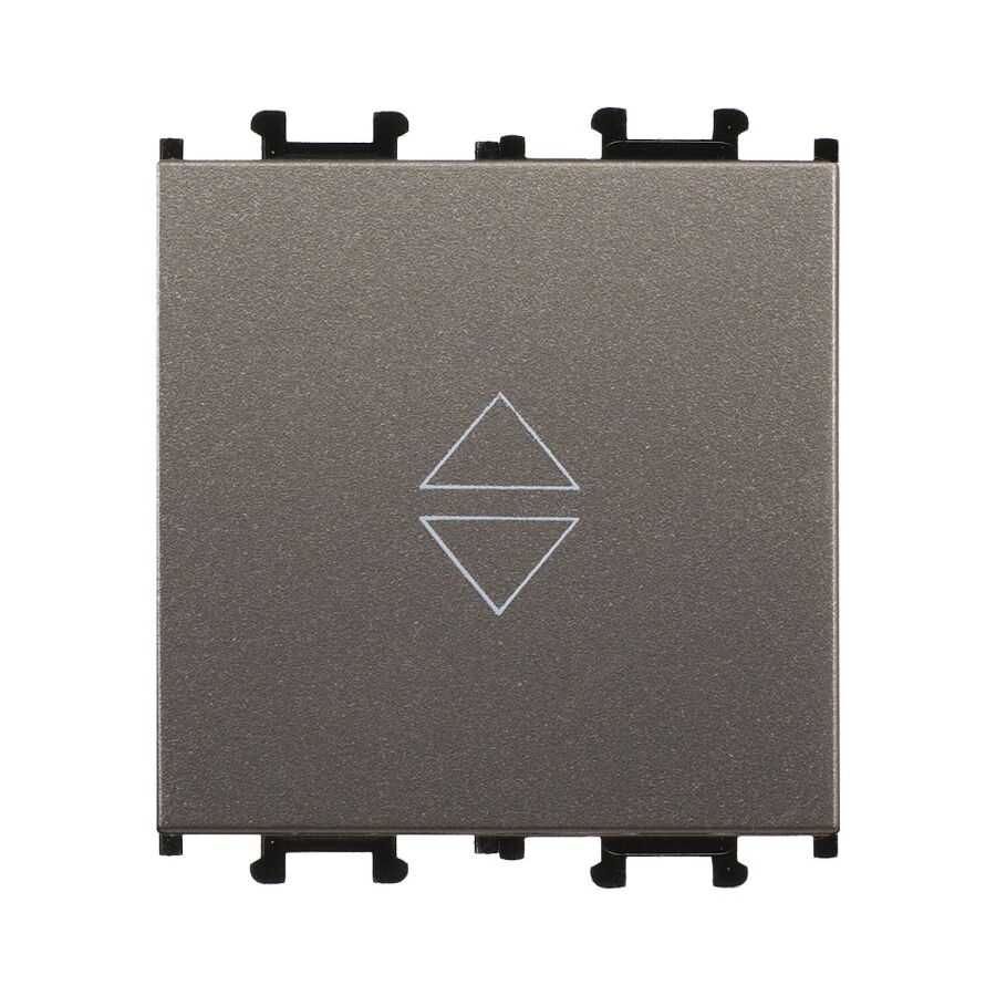 01433505-165107 Günsan Domino Mocha Vidalı Geniş Vavien Anahtar - 2M - 16AX 250V - 1