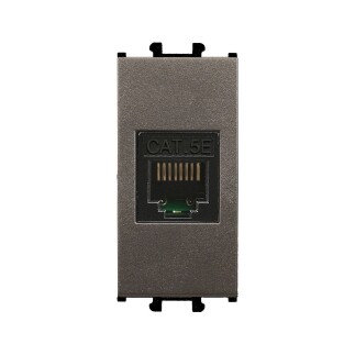 01433510-157130 Günsan Domino Mocha Data Prizi (RJ45 Cat5E) - 1M - 1