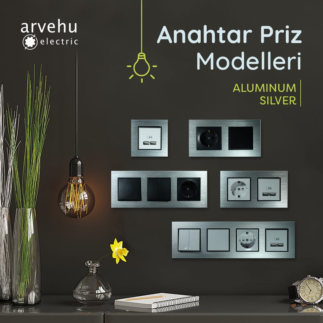 Alüminyum Gümüş Çerçeveler