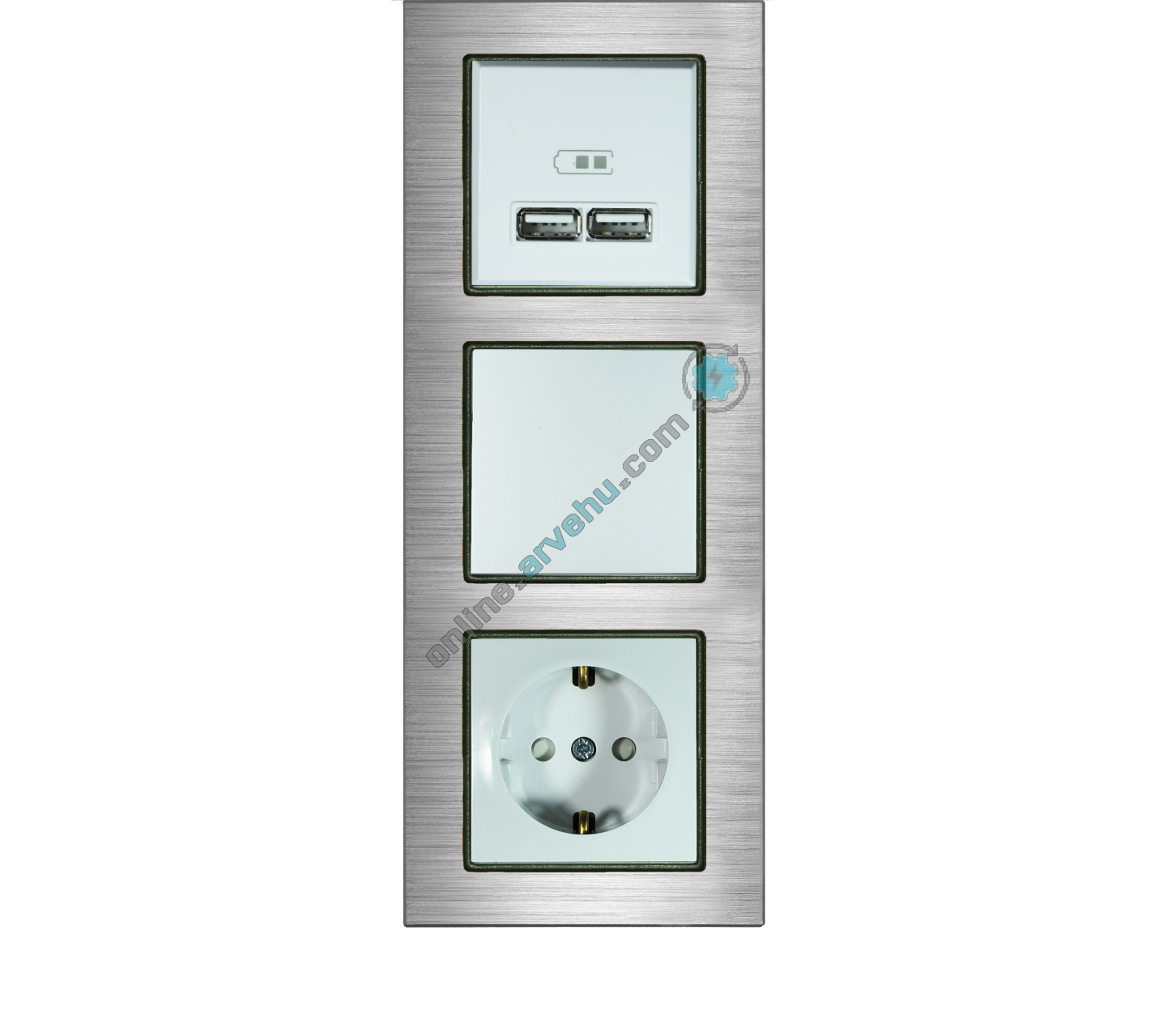 ALG213-71 AsFir Alüminyum Gümüş Dikey Üçlü Çerçeve 