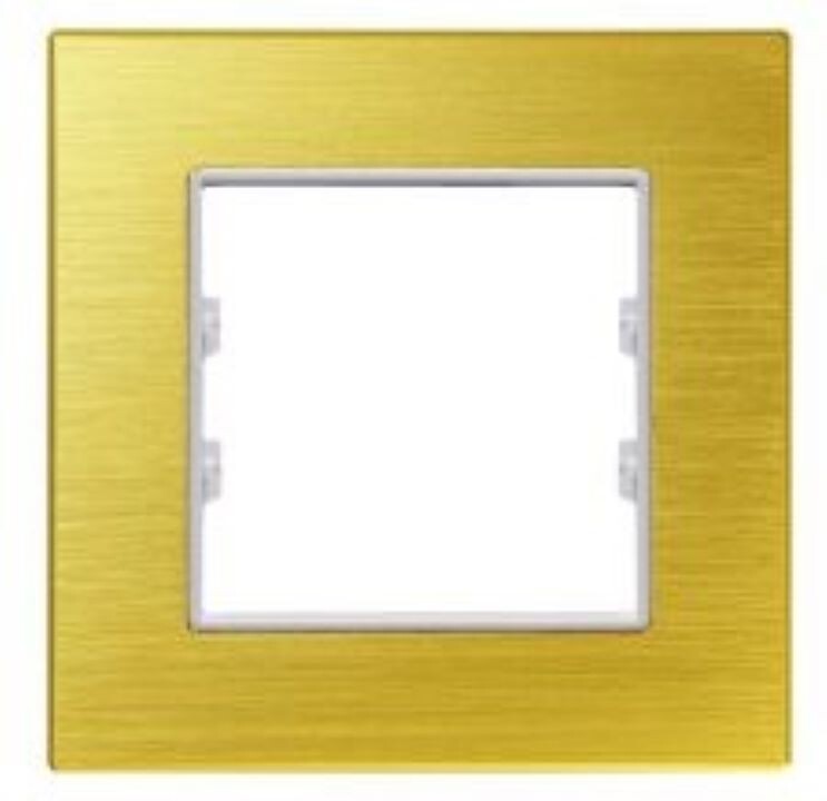 ALG501-21 AsFir Alüminyum Gold Tekli Çerçeve