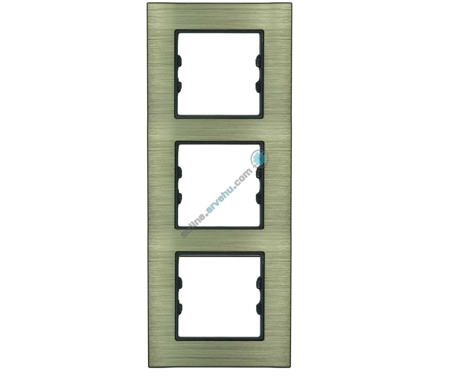 AsFir Alüminyum Bronz Dikey Üçlü Çerçeve