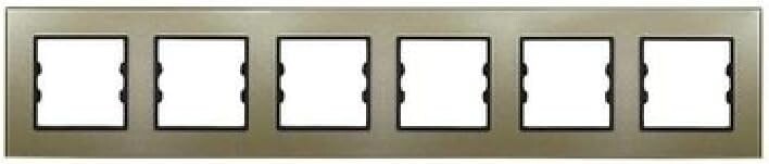 ALG306-71 AsFir Alüminyum Onyx Altılı Çerçeve 