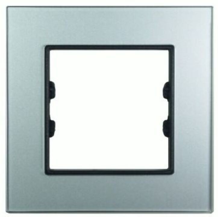 APG401-71 AsFir Pleksiglas Parlak Gümüş Tekli Çerçeve