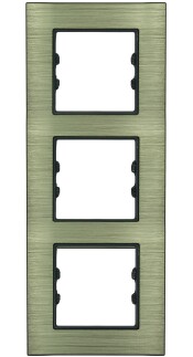 ALG113-71 AsFir Alüminyum Bronz Dikey Üçlü Çerçeve (Mekanizma Hariç) - 1
