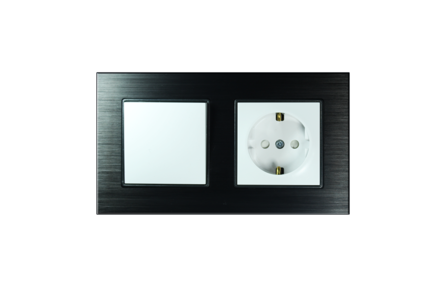 ALG302-71 AsFir Alüminyum Onyx İkili Çerçeve (Mekanizma Hariç) - 2