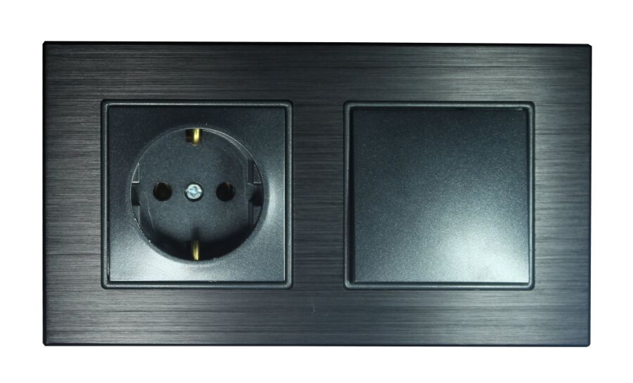 ALG302-71 AsFir Alüminyum Onyx İkili Çerçeve (Mekanizma Hariç) - 3