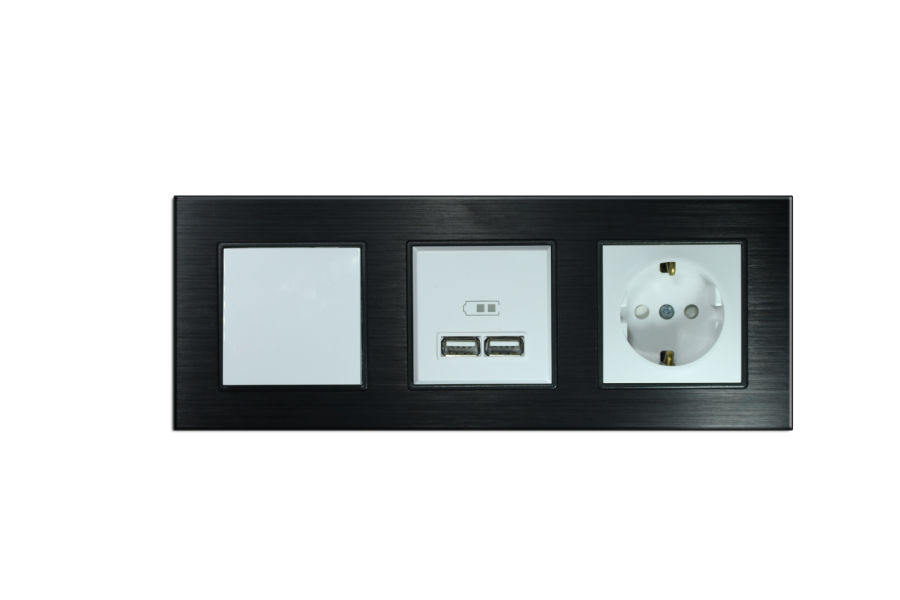 ALG303-71 AsFir Alüminyum Onyx Üçlü Çerçeve (Mekanizma Hariç) - 2