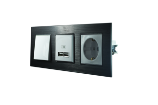 ALG303-71 AsFir Alüminyum Onyx Üçlü Çerçeve (Mekanizma Hariç) - 4