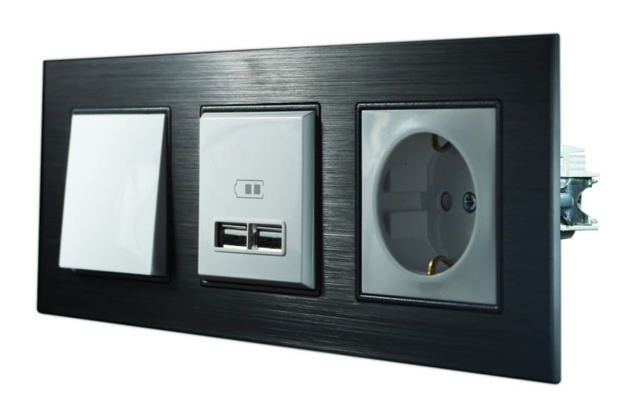 ALG303-71 AsFir Alüminyum Onyx Üçlü Çerçeve (Mekanizma Hariç) - 4