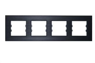 ALG304-71 AsFir Alüminyum Onyx Dörtlü Çerçeve (Mekanizma Hariç) - 1