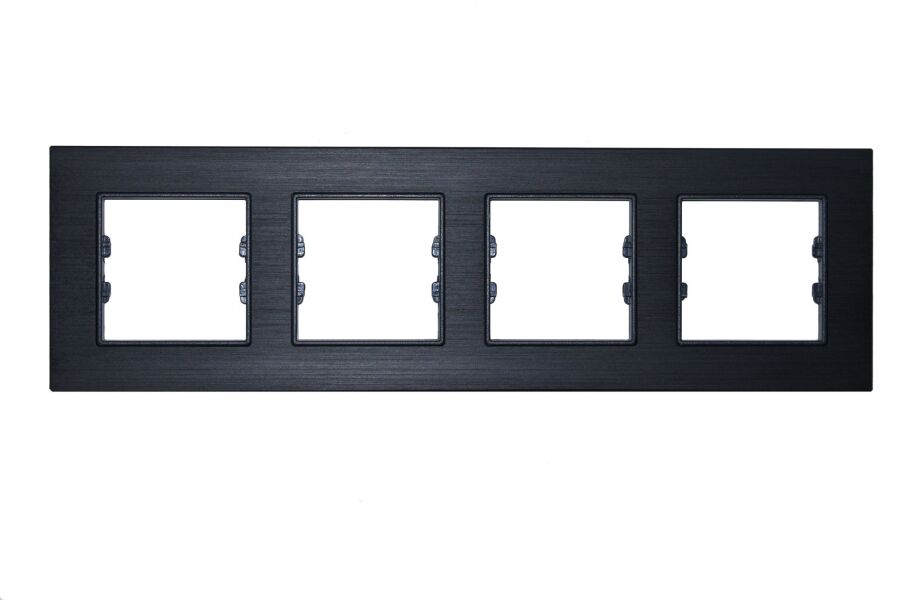 ALG304-71 AsFir Alüminyum Onyx Dörtlü Çerçeve (Mekanizma Hariç) - 1