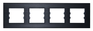ALG304-71 AsFir Alüminyum Onyx Dörtlü Çerçeve (Mekanizma Hariç) - 1