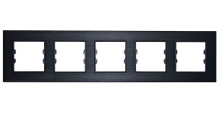 ALG305-71 AsFir Alüminyum Onyx Beşli Çerçeve (Mekanizma Hariç) - 1
