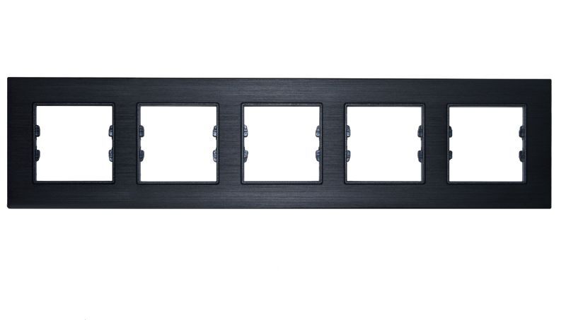 ALG305-71 AsFir Alüminyum Onyx Beşli Çerçeve (Mekanizma Hariç) - 1