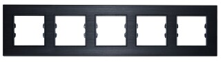 ALG305-71 AsFir Alüminyum Onyx Beşli Çerçeve (Mekanizma Hariç) - 1