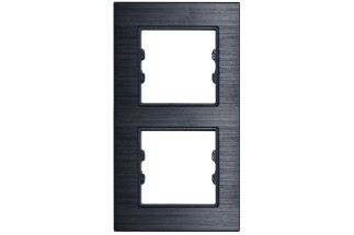 ALG312-71 AsFir Alüminyum Onyx Dikey İkili Çerçeve (Mekanizma Hariç) - 1