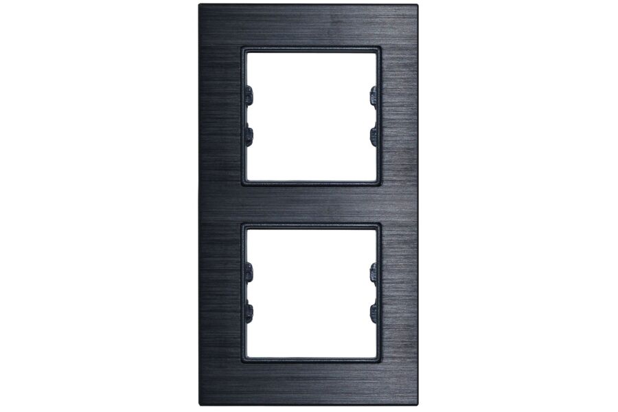 ALG312-71 AsFir Alüminyum Onyx Dikey İkili Çerçeve (Mekanizma Hariç) - 1