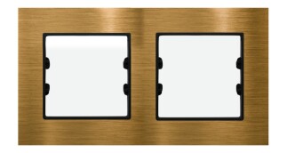 ALG402-71 AsFir Alüminyum Bakır İkili Çerçeve (Mekanizma Hariç) - Arvehu Electric