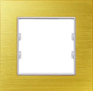 ALG501-21 AsFir Alüminyum Gold Tekli Çerçeve (Mekanizma Hariç) - Arvehu Electric